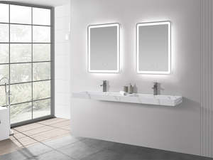 Marble Solid Surface Basins: Marble Basin - Various Lengths - BUVS1800