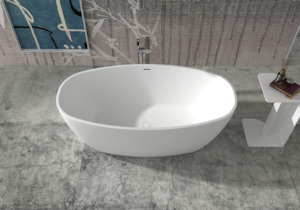 Gia Baths: Gia Mid-size Oval Bath - 1600mm - G65126