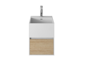 Vanities: Wall Hung Vanity & Solid Basin - 400mm - G38423