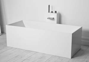 Baths Under 4000: Alison Back-to-wall or Freestanding Bath - 1600mm - ST23 1600