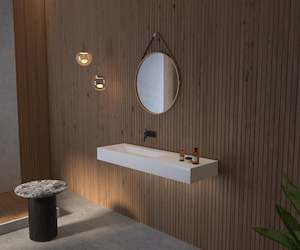 The Ramp Classic R L M Basin: The Ramp Basin - Ramp C100-b 1500mm Left