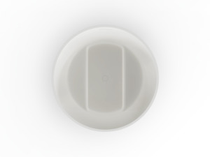 Small Baths Under 1500mm: Rosario Two Seater Deep Soak Bath - 1200mm - Matt White