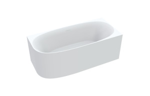 Back To Wall Baths: Alvina right-back-to-wall 1600mm - Ov-8033 1600
