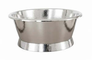 Round Hammered Nickel Bath 1500mm - CBR004 1500