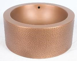 Over-Counter Round Copper Basin 406mm - CBSFM003
