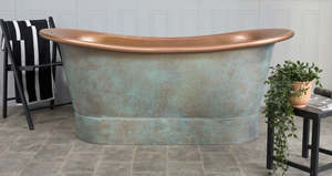 Hammered French Patina Bath 1700mm - CB5008-D67