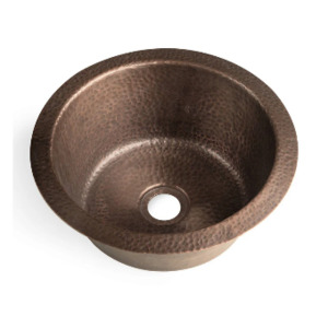 The Copper Bath Tub: Copper Basin Round 305mm - CBSMAT005