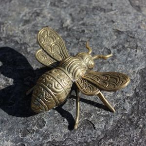 Garden Decor: Large Brass Bee