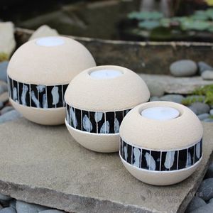 Products: Stone & Mosaic Tealight Holders