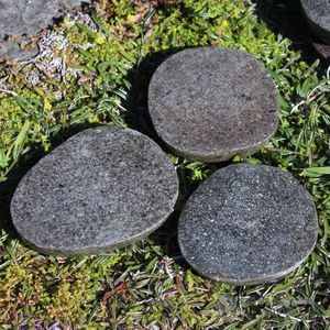 Garden Decor: Polished Stone Coasters