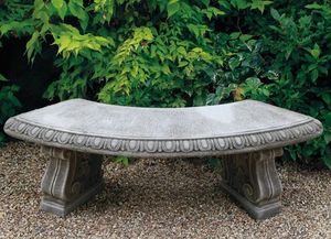 Gardenware: Curved Bench w/ Classic Feet