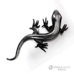 Ornaments & Handicraft: Pewter Lizard