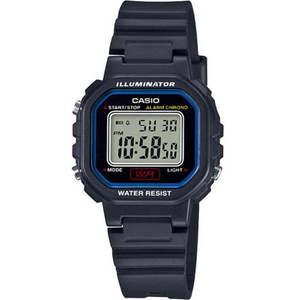 Casio Digital Vintage Black Dial Stainless Steel Band – A158WEA-1D