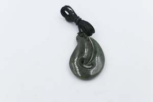 New Zealand Greenstone Hook 43mm