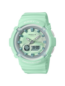 Baby G Watches: Baby-G | Casio Ladies Coastal Green Analog-Digit - BGA-280-3A