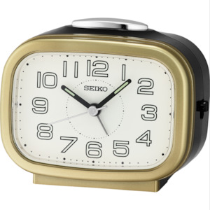 Seiko Gold Bedside Alarm Clock - QHK060-G