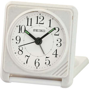 Alarm Clocks: Seiko Bedside Alarm Clock QHT017-W