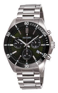 Olympic: Olympic Mens Chrongraph Series Black Dial Watch - 29909
