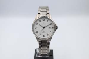 Olympic Titanium Gents White Dial  12 Index Dial 50M 26039