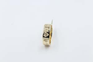 Gold Mens Ring: 9ct Gold History of Ireland Ring