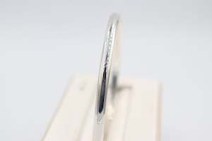 Stg Silver Bracelets: Sterling Silver Solid Bangle SYB7