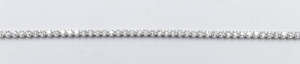 Gold Bracelets: 10K White Gold Tennis Bracelet with Lab Diamonds 1.75ct