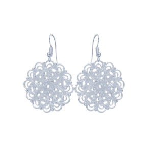 Fashion Jewellery: FV Lacey Silver Earrings - LACCIS-E