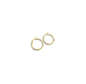 Fashion Jewellery: FV Hoops Yellow Gold Earring 20 mm - HOPY-E20
