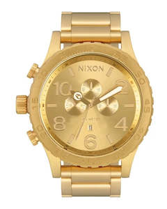 Nixon Watches: Nixon Men's All Gold 51-30 Chrono Watch - A1389-502-00