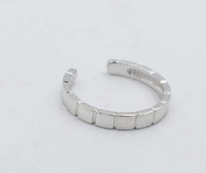 Toe Rings: 9ct White Gold Ladies Gold Toe Ring CYT196