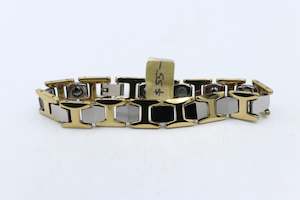 High tech Ceramic Hematite Health Bracelet M09