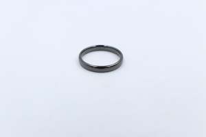 Zirconium Rings: Zirconium Comfort Wedder H4.5