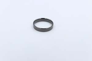 Zirconium Fit Flat Round Wedder