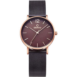 Obaku Denmark: OBAKU-DENMARK MARK LILLE - WALNUT V197LXVNMN