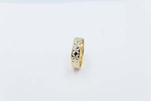 9ct Gold Wedding Band 6mm wide