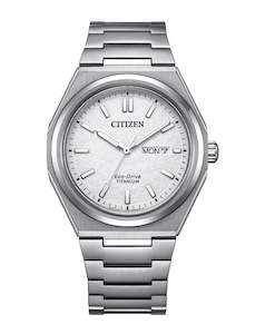 Citizen Watches: Citizen Men's Zenshin Titanium Eco Drive WR100 AW0130-85A
