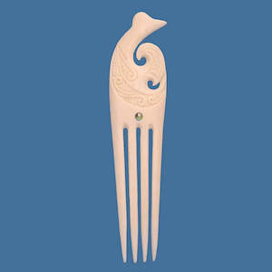 Bone And Paua Jewellery: Large Hook Heru BHX003DS