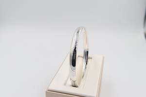 Stg Silver Bracelets: Sterling Silver Solid Bangle
