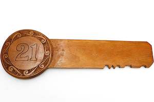 21st Keys: Wooden Key 21st Key WA024