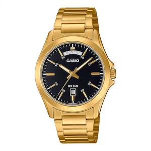 Casio Watches: Casio Mens Classic Gold Tone Watch - MTP1370G-1A