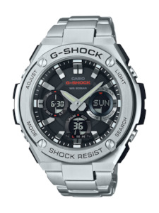 G shock, G Steel Mens Full Metal strap Watch - GSTS110D-1A