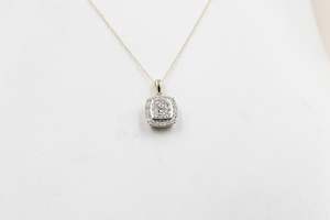 10ct Yellow Gold Diamond Fashion Pendent SKS19522