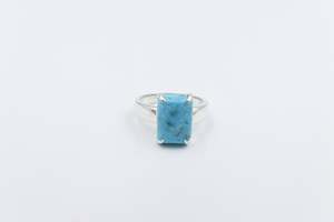 Stg Silver Rings: Stg Silver Arizonan Turquoise ring SYR8211