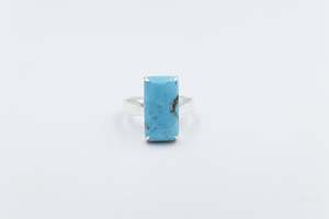 Stg Silver Arizonan Turquoise ring SYR8212