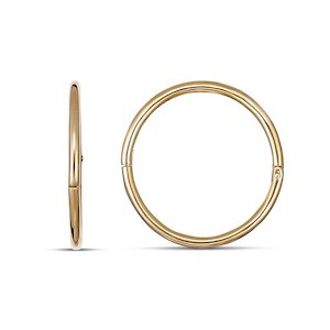 9ct Solid Hinged Sleepers 10mm SLE001-10C