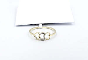 10ct Gold Heart ring SKR41380