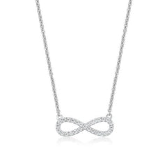 Stg Silver Infinity Pendent 20-70601-610