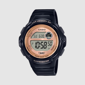 Casio Ladies Sporty Brown/Black Watch - LWS1200H-1A