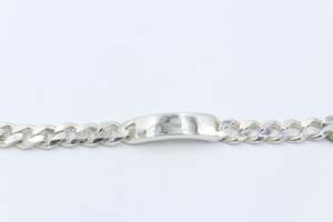 Sterling Silver Curb ID bracelet IRB28