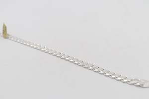 Sterling Silver Curb link Bracelet IRA60